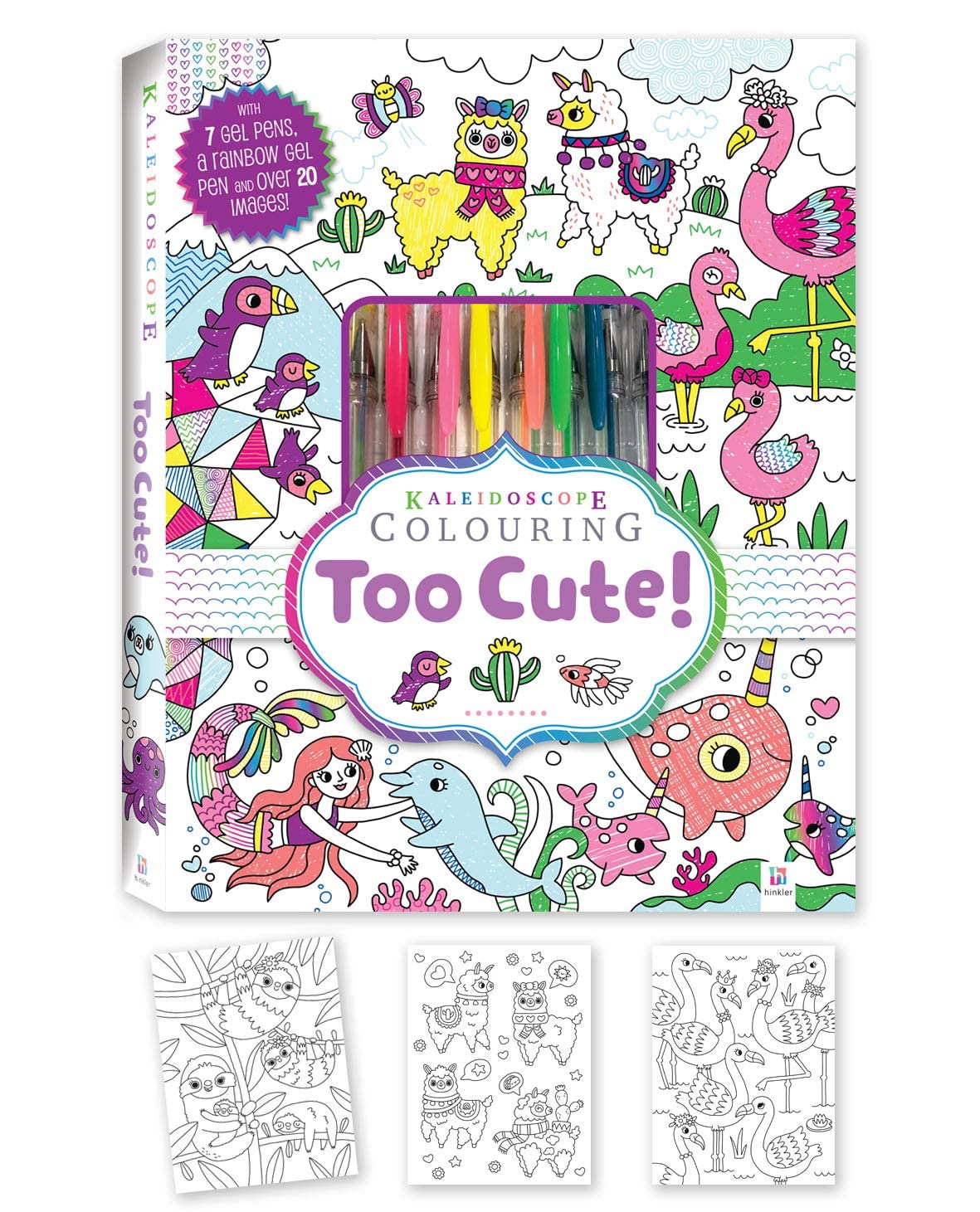 Hinkler Kaleidoscope Colouring Too Cute! Kit HK914003 — image 3