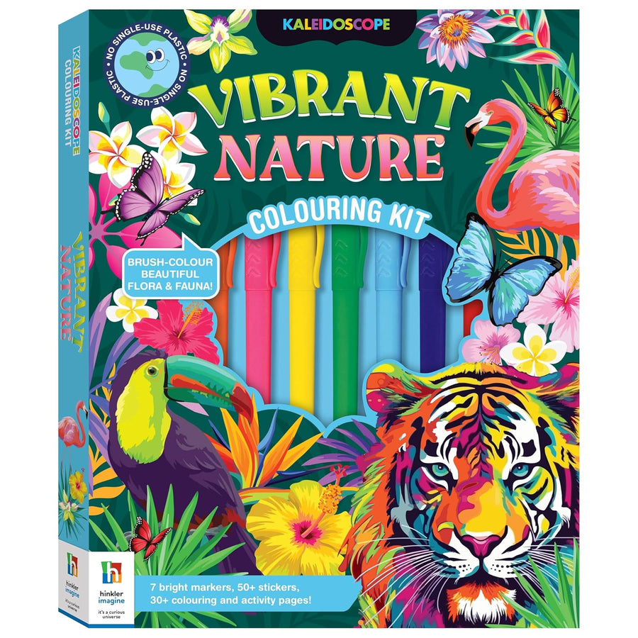 Hinkler Kaleidoscope Colouring Vibrant Nature Kit HBM00835