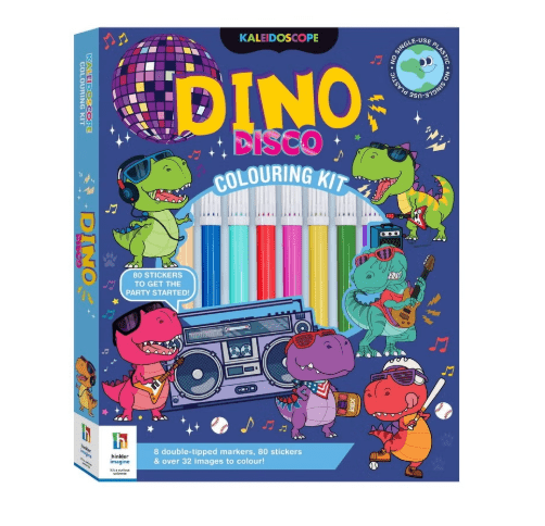 Hinkler Kaleidoscope Dino Disco Colouring Kit 958380 — image 1