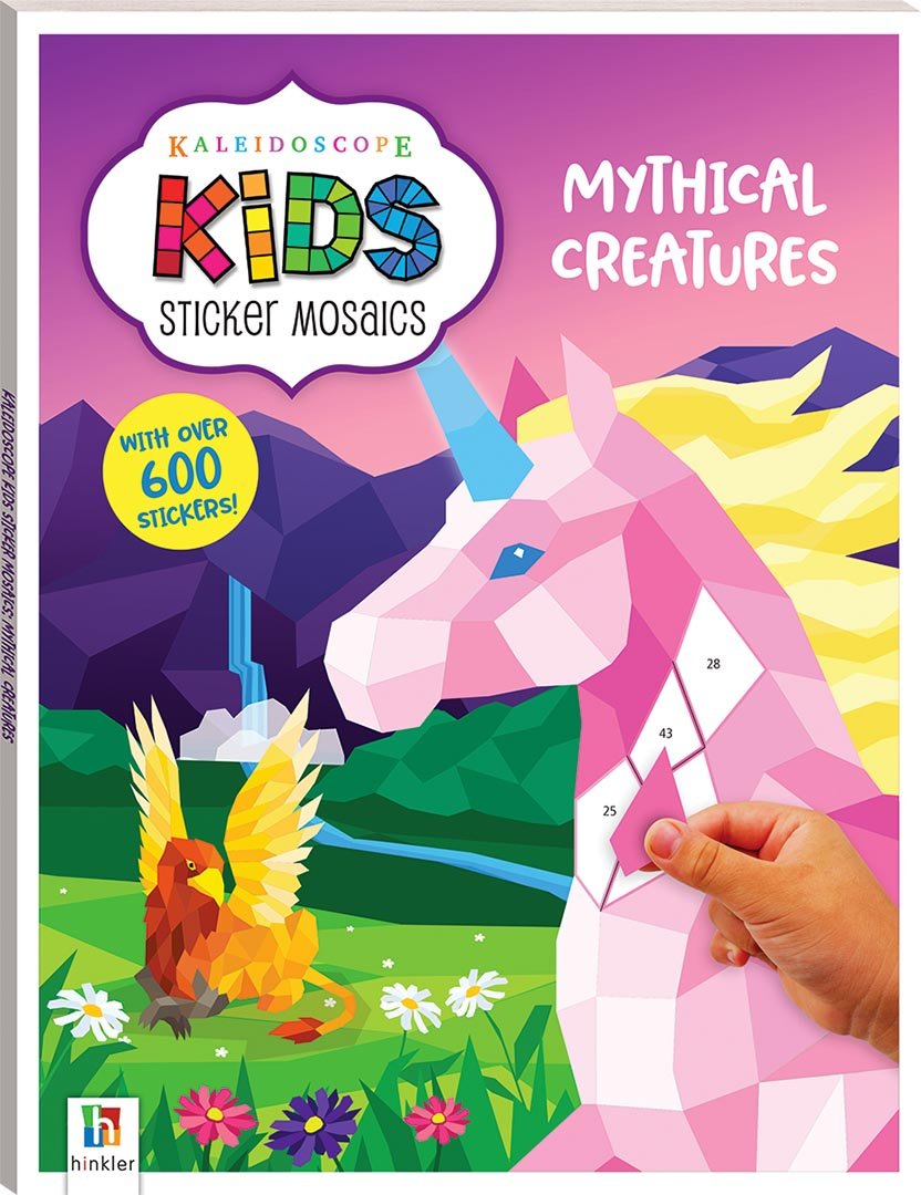 Hinkler Kaleidoscope Kids Sticker Mosaics: Mythical Creatures 942181 — image 1