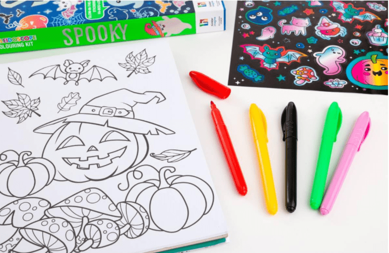 Hinkler Kaleidoscope Spooky Colouring Kit HBM00037 — image 3