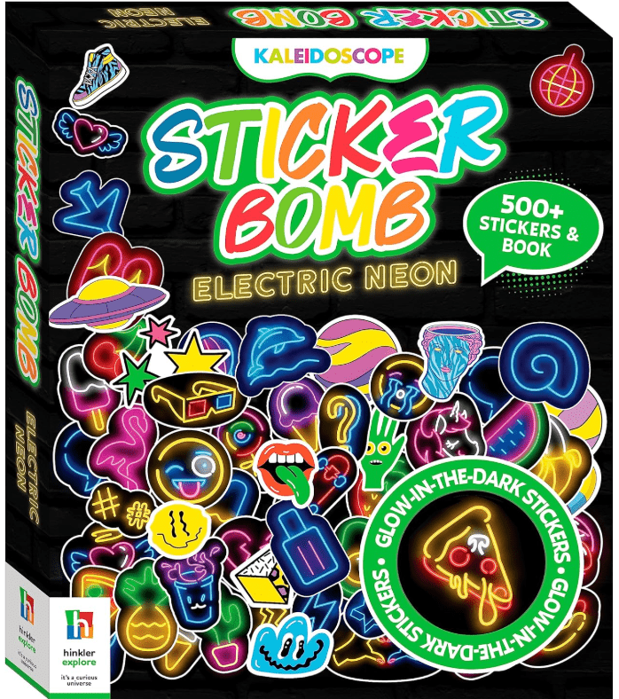 Hinkler Kaleidoscope Sticker Bomb Electric Neon 954504HK — image 1