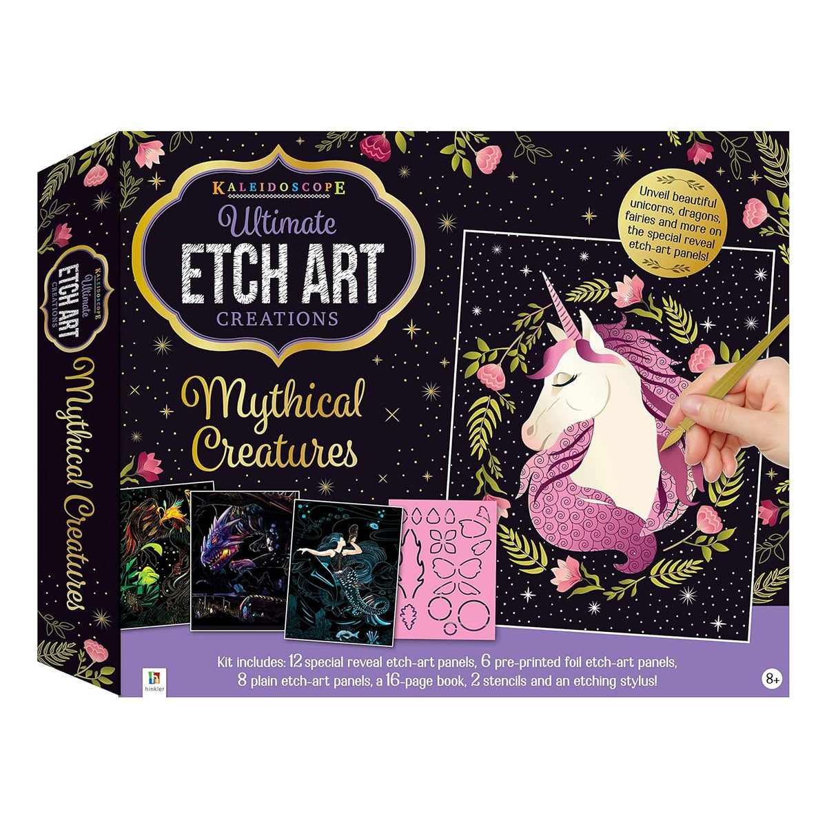 Hinkler Kaleidoscope Ultimate Etch Art Carry Case Magical Creatures 948725 — image 8