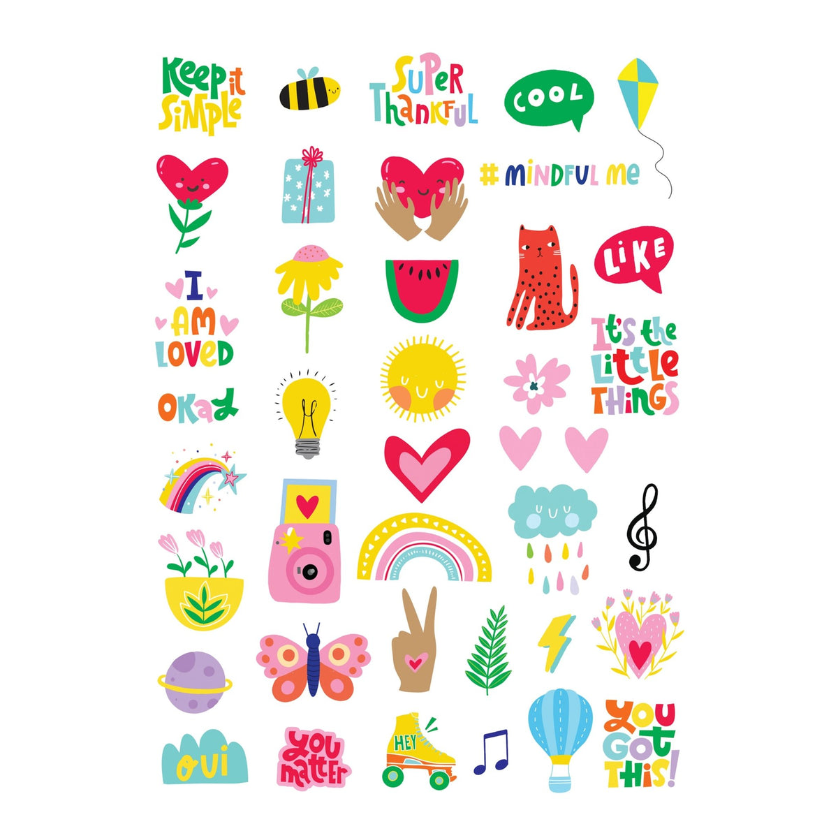Hinkler Mindful Me Gratitude with Attitude Tattoo Activity Book 152820 — image 2