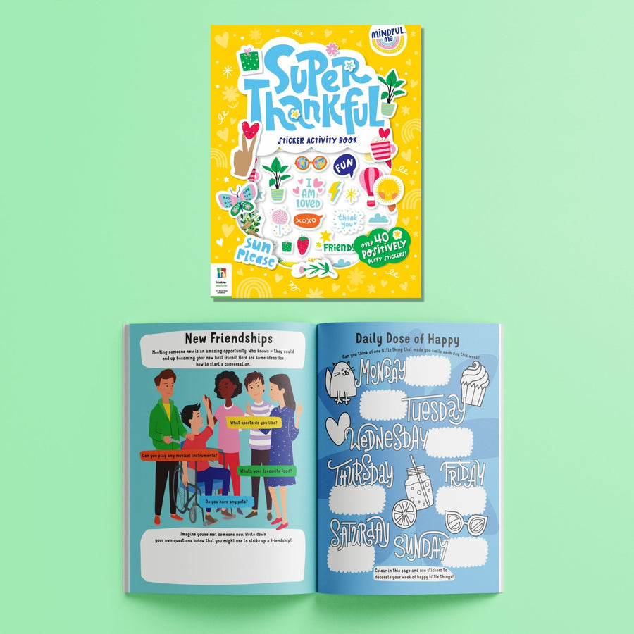 Hinkler Mindful Me Super Thankful Sticker Activity Book 152813 — image 4