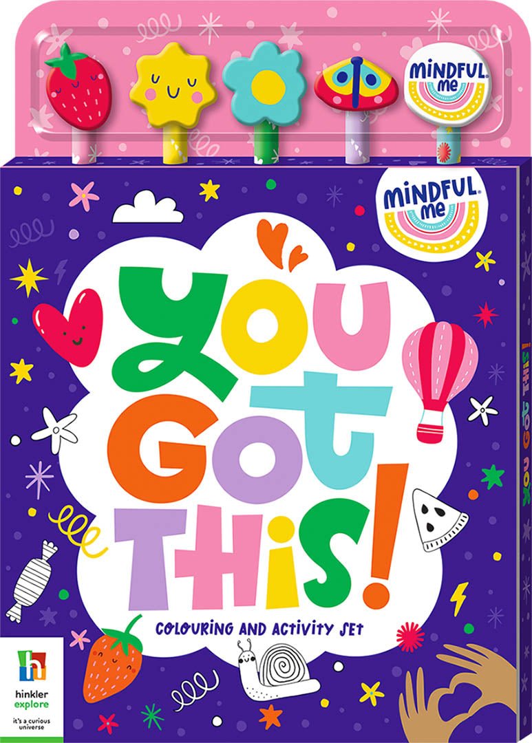 Hinkler Mindful Me You Got This! Colouring and Activity Set 945304 - Colorland Toys