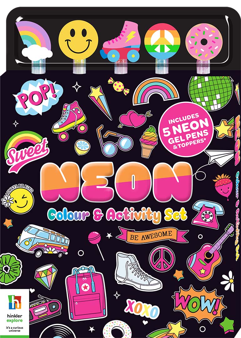 Hinkler Neon Colour & Activity Set 945809