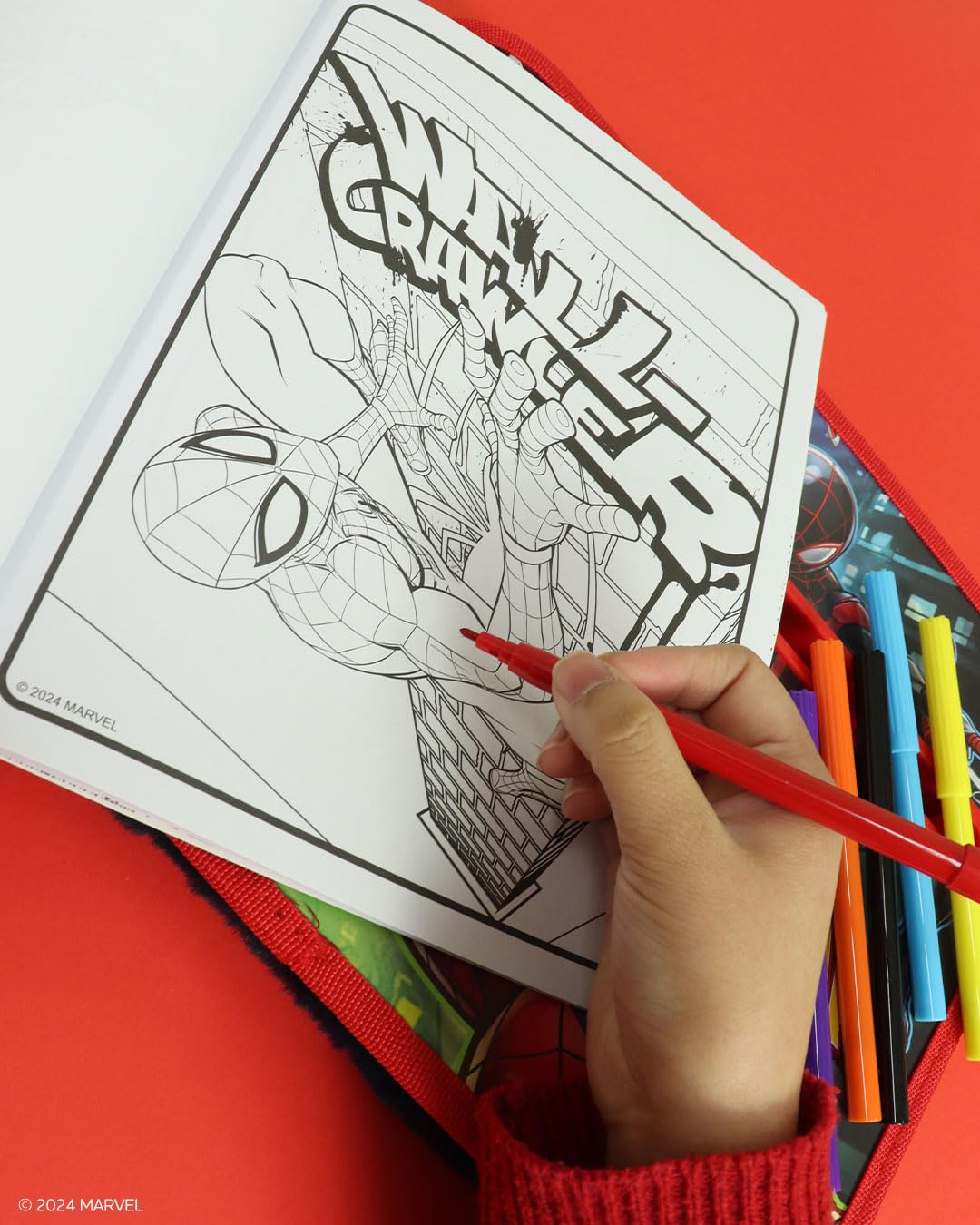 Hinkler Spider-Man Activity Lap Desk Colouring Kit HBM00862 — image 2