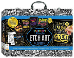 Hinkler Ultimate Kaleidoscope Etch Art Carry Case: Be Positive 153247 - Colorland Toys