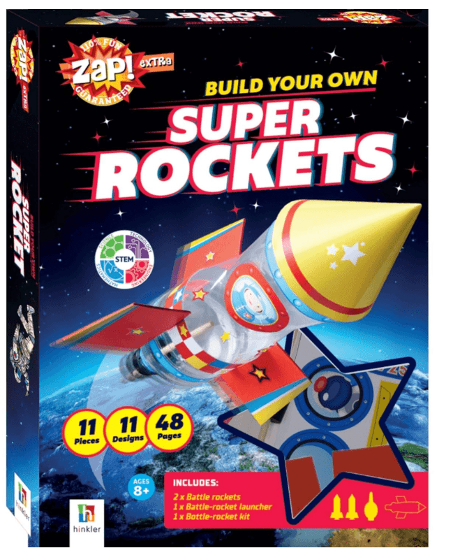 Hinkler Zap! Extra Build Your Own Super Rockets 916267HK — image 1