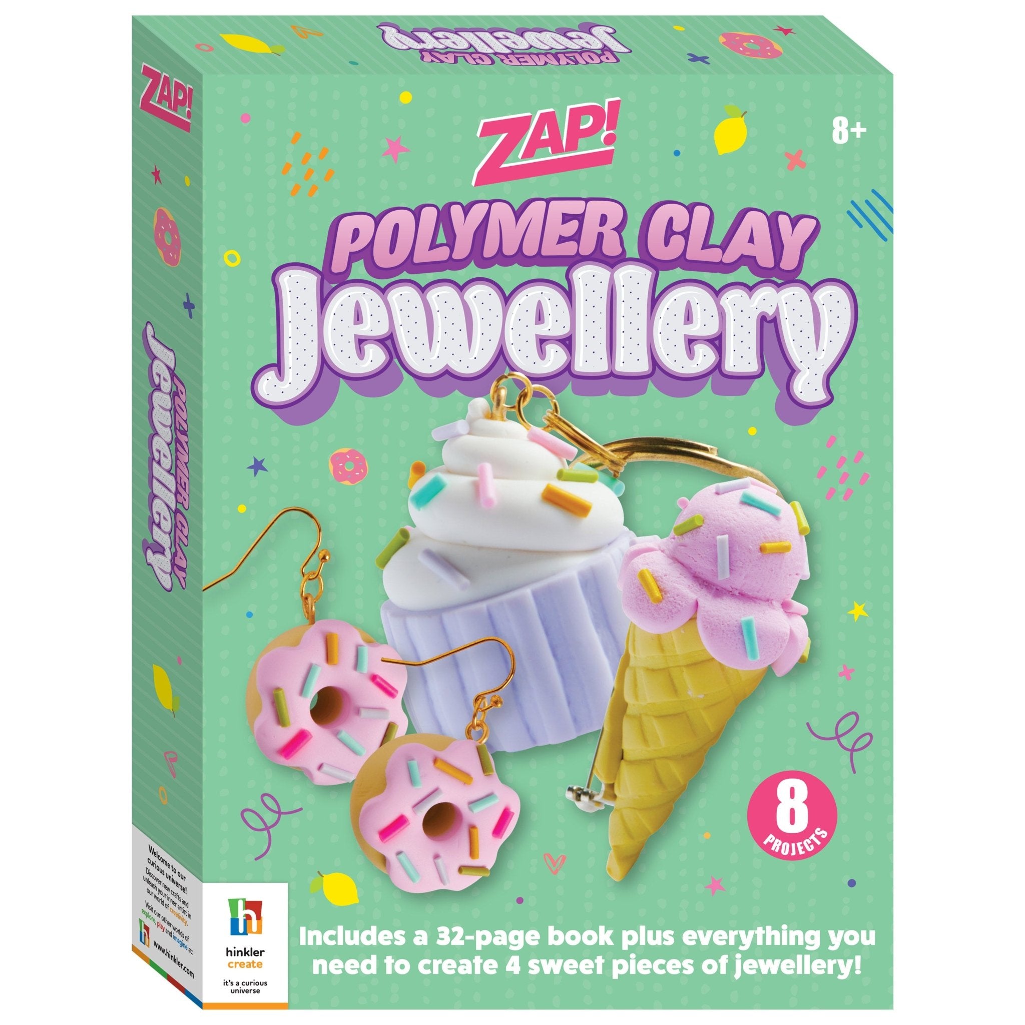 Hinkler Zap! Polymer Clay Jewellery HBM00537 - Colorland Toys