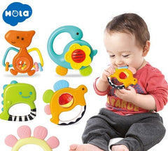 Hola Animal Rattles R1408/1109 - Colorland Toys