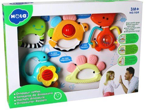 Hola Animal Rattles R1408/1109 - Colorland Toys