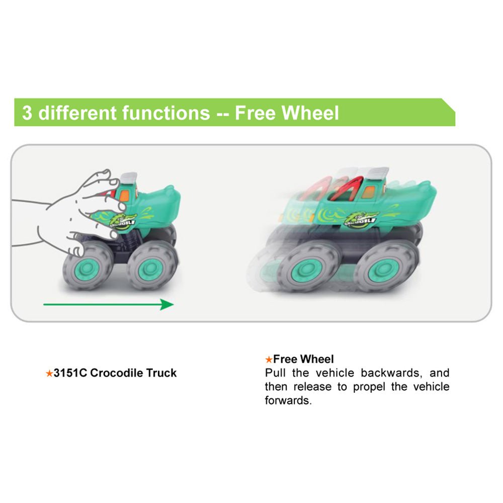Hola Crocodile Monster Truck 3151C B1107 - Colorland Toys
