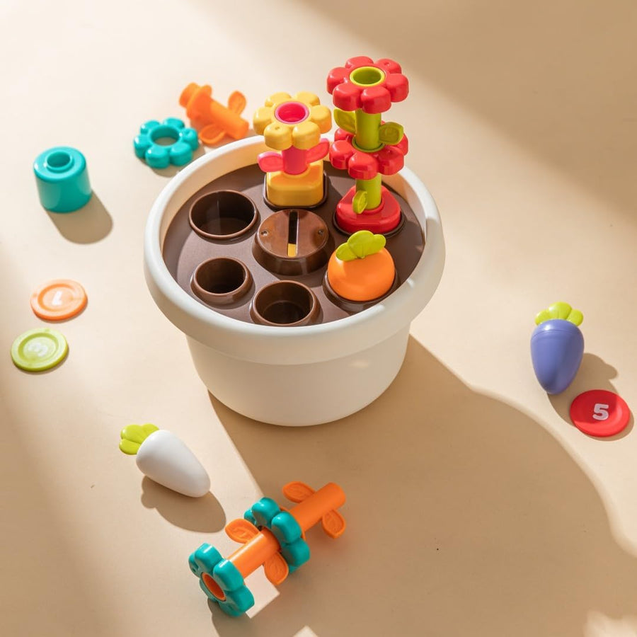 Hola Explore Montessori Potted Plant Toy for Baby Hand-Eye Coordination — image 4