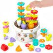 Hola Explore Montessori Potted Plant Toy for Baby Hand-Eye Coordination