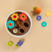 Hola Explore Montessori Potted Plant Toy for Baby Hand-Eye Coordination