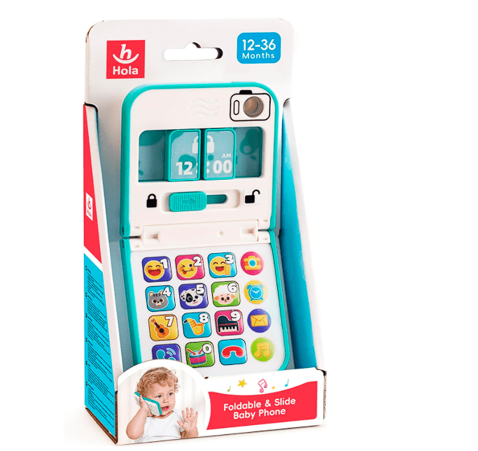 Hola Foldable&Slide Baby Phone HE8972 - Colorland Toys