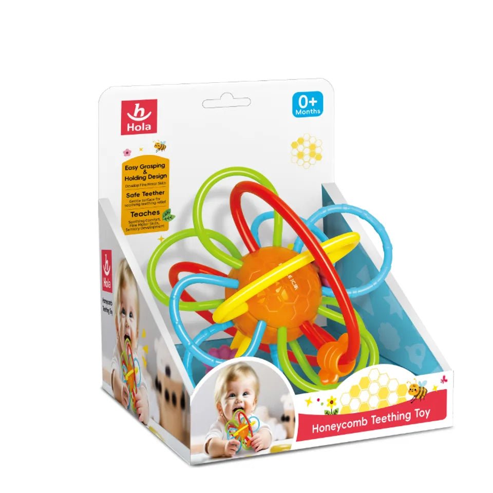 Hola Honeycomb Teething Toy 1106B — image 1