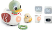 Hola Pull-Along Duck Family Toy for Babies – Interactive Music & Lights