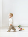Hola Pull-Along Duck Family Toy for Babies – Interactive Music & Lights