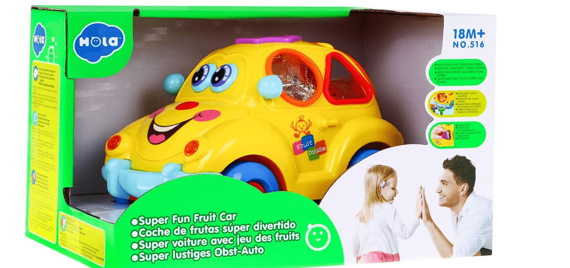 Hola Super Fun Fruit Car 516 - Colorland Toys