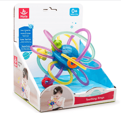 Hola Teething Rings 1106A - Colorland Toys
