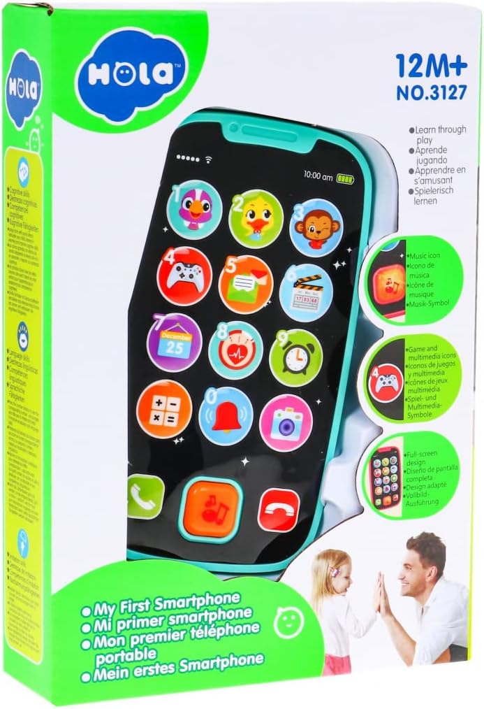 Hola My First Smartphone Blue 3127-B - Colorland Toys