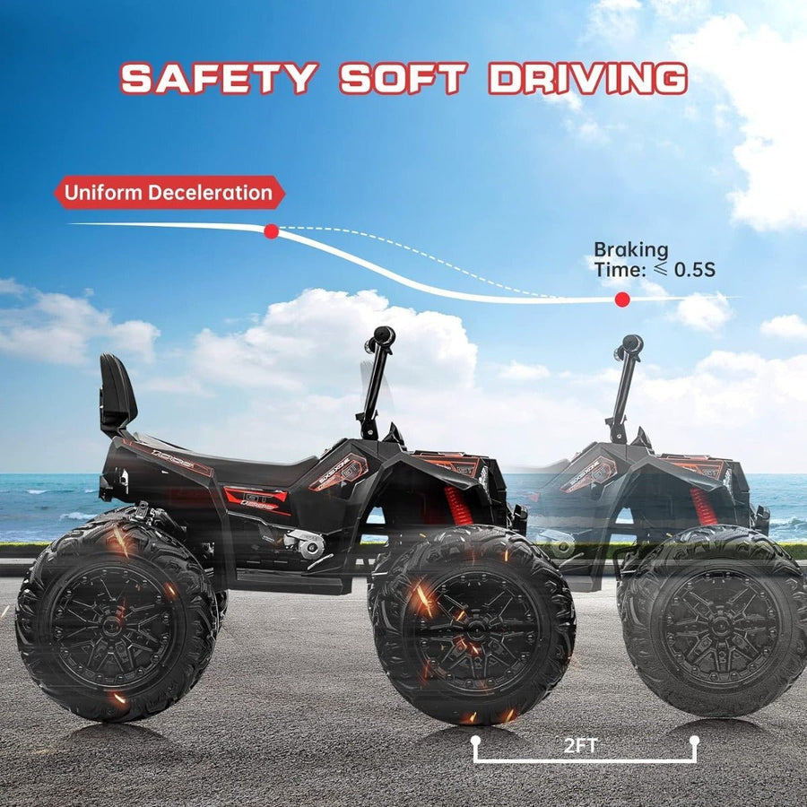 Hollicy GT1000 Quad Electric Bike 24V/4M Red — image 2