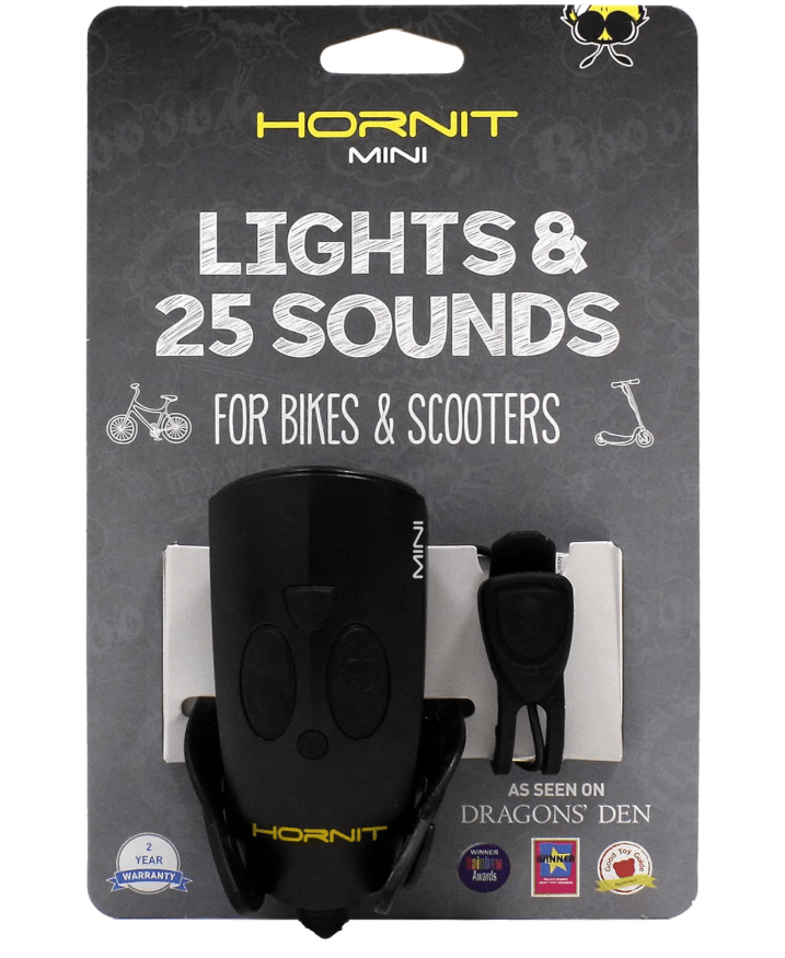 Hornit Mini Bicycle Cycle Bike Light Set Black 5353BLBL — image 1