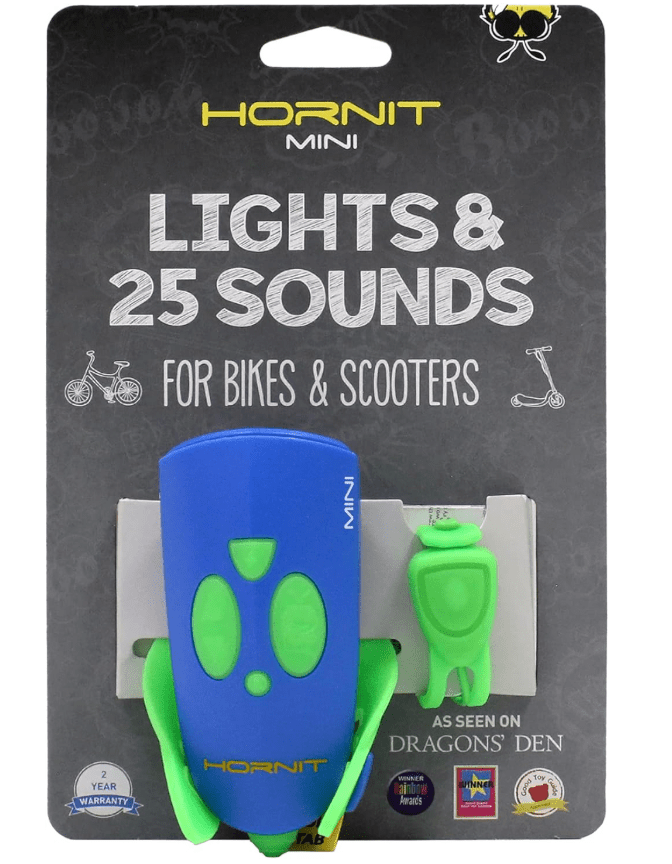Hornit Mini Bicycle Cycle Bike Light Set Green & Blue 5353GRBU — image 1
