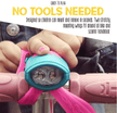 Hornit Mini Bicycle Cycle Bike Light Set Pink & Turquoise 5353PITQ