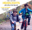 Hornit Mini Bicycle Cycle Bike Light Set Pink & Turquoise 5353PITQ