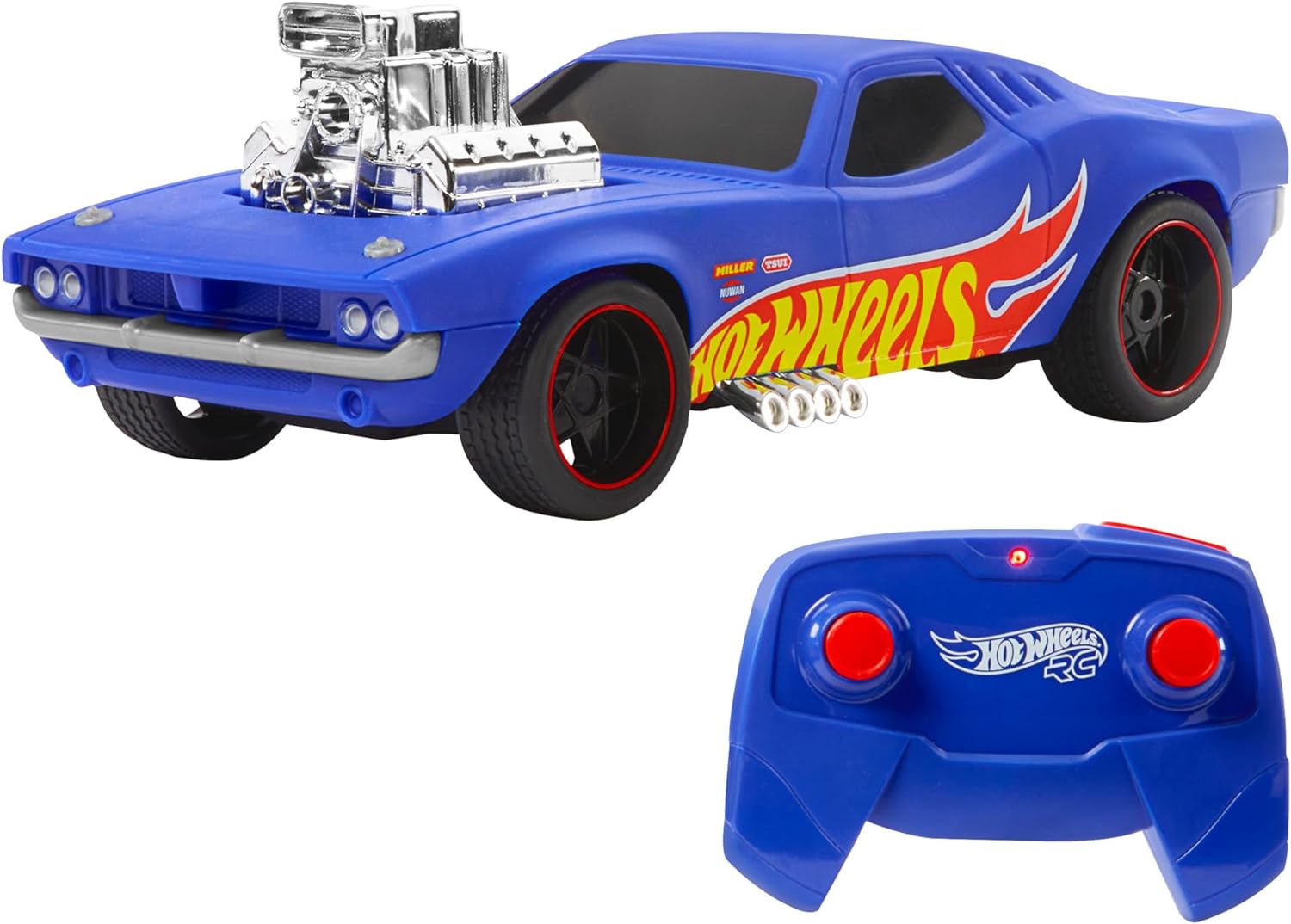 Hot Wheels 1:16 Remote Controlled Rodger Dodger Car - Colorland Toys