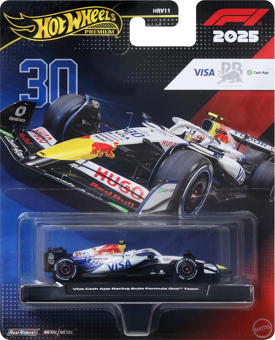 Hot Wheels 1:64 Scale Premium Formula 1 Die-Cast Race Car