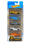 Hot Wheels Diecast Cars - 5 Pack (Colors May Vary) - Assorted