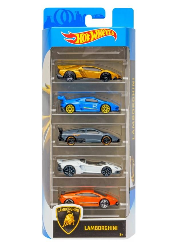 Hot Wheels Diecast Cars - 5 Pack (Colors May Vary) - Assorted — image 14