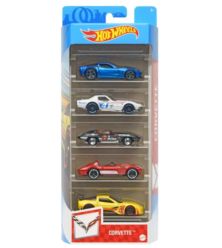 Hot Wheels Diecast Cars - 5 Pack (Colors May Vary) - Assorted — image 12