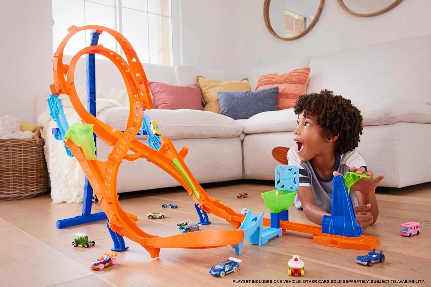 Hot Wheels Action Vertical 8 Jump Track Set - Colorland Toys