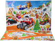 Hot Wheels Advent Calendar 2025 with 10 Toy Cars & Winter Accessories JCB47