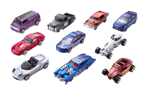 Hot Wheels Basic Car 10 - pack Asstd. 54886 - Colorland Toys