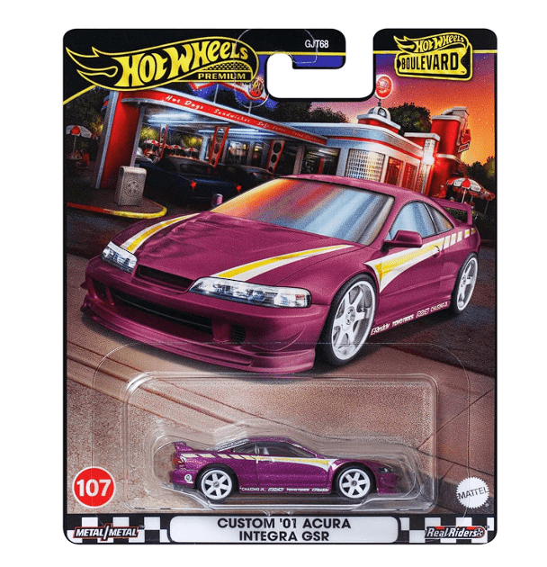 Hot Wheels Boulevard Custom 01 Acura Integra GJT68/HRT77 - Colorland Toys