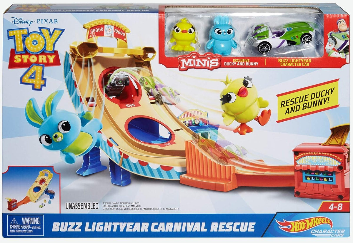 Hot Wheels Buzz Lightyear Carnival Rescue Play Set GCP24 - Colorland Toys