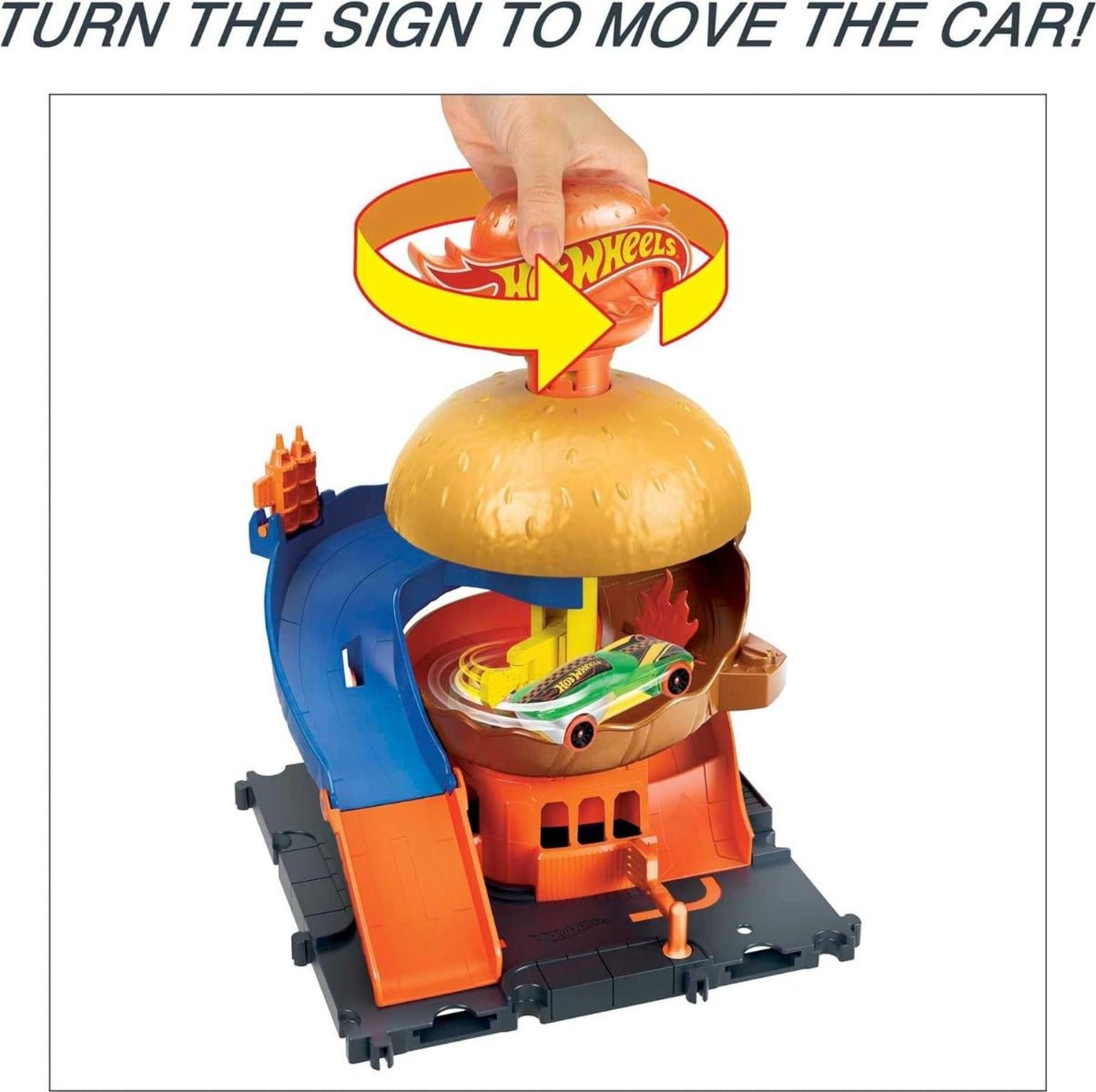 Hot Wheels City Burger Blitz Playset HDR26 - Colorland Toys