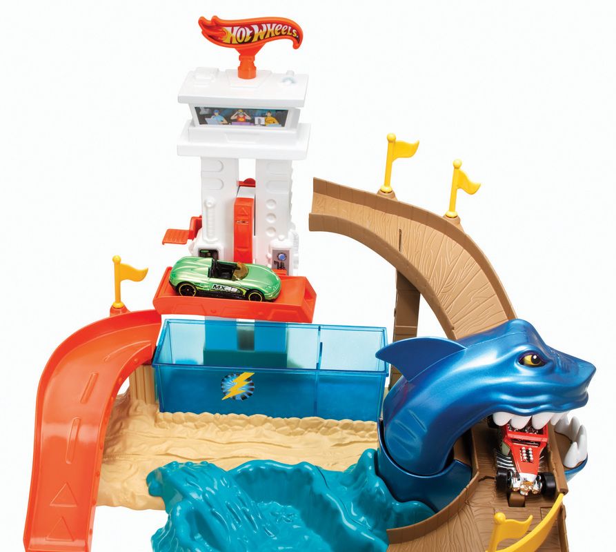 Hot Wheels City Colour Shifters Sharkport Showdown Playset BGK04 — image 3