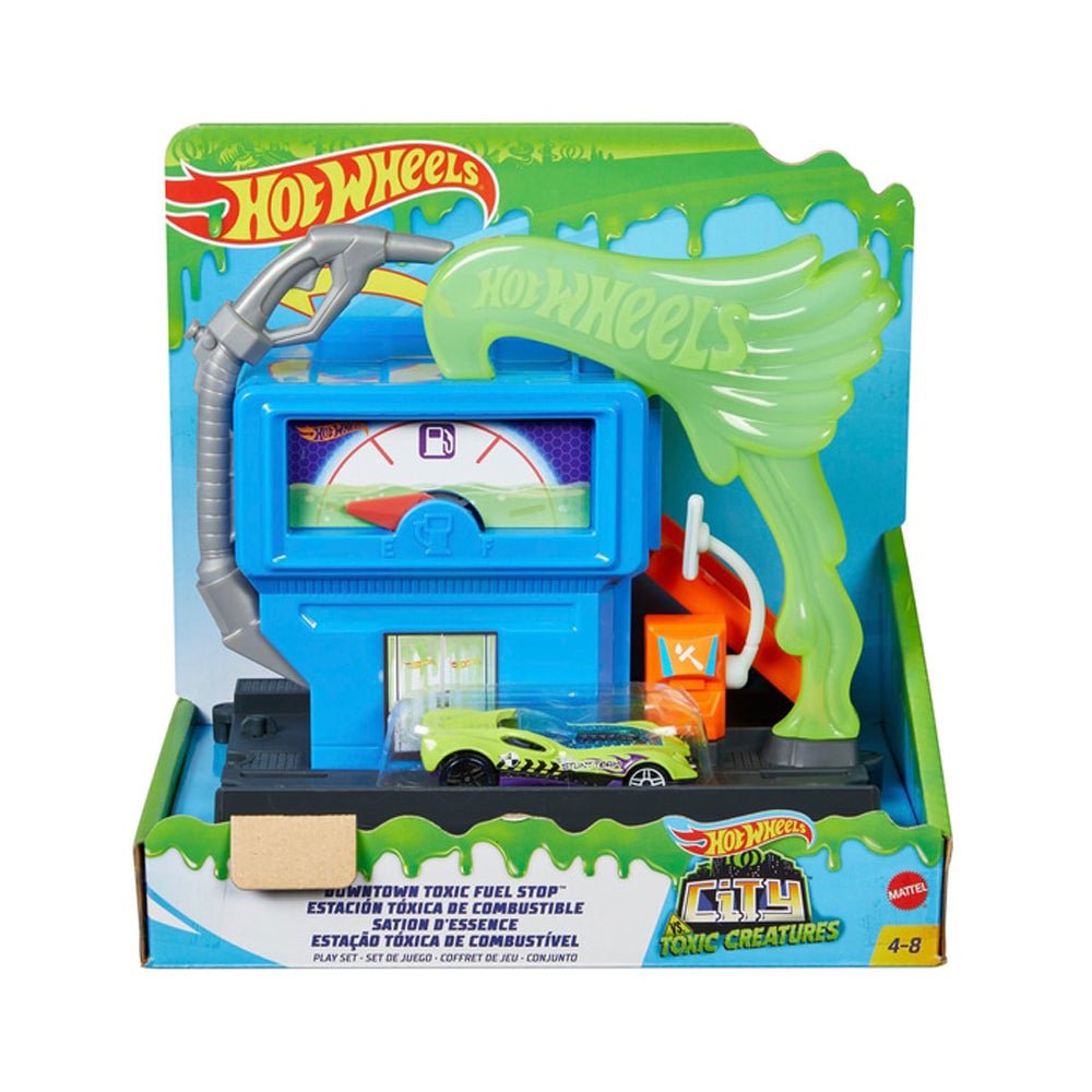 Hot Wheels City Downtown Toxic Fuel Stop GVN71 - Colorland Toys