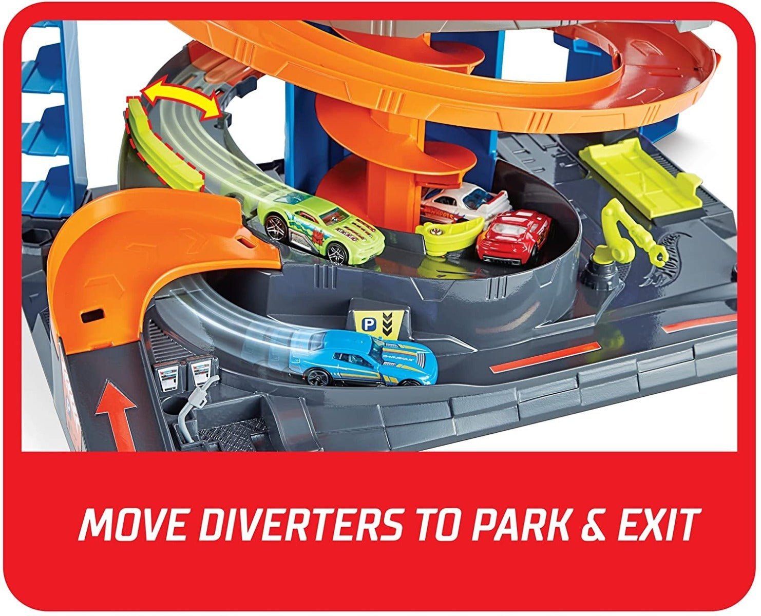 Hot Wheels City Mega Garage Playset GTT95 - Colorland Toys