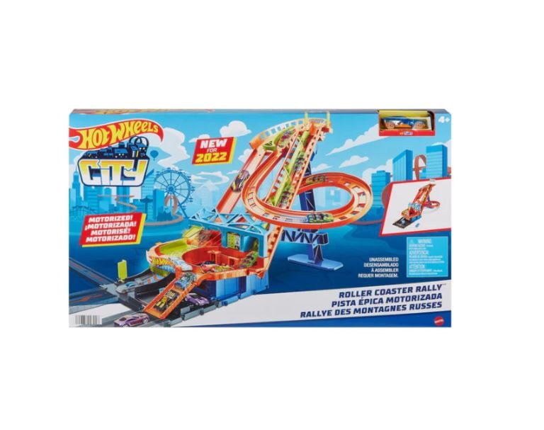 Hot Wheels City Roller Coaster Rally HDP04 - Colorland Toys