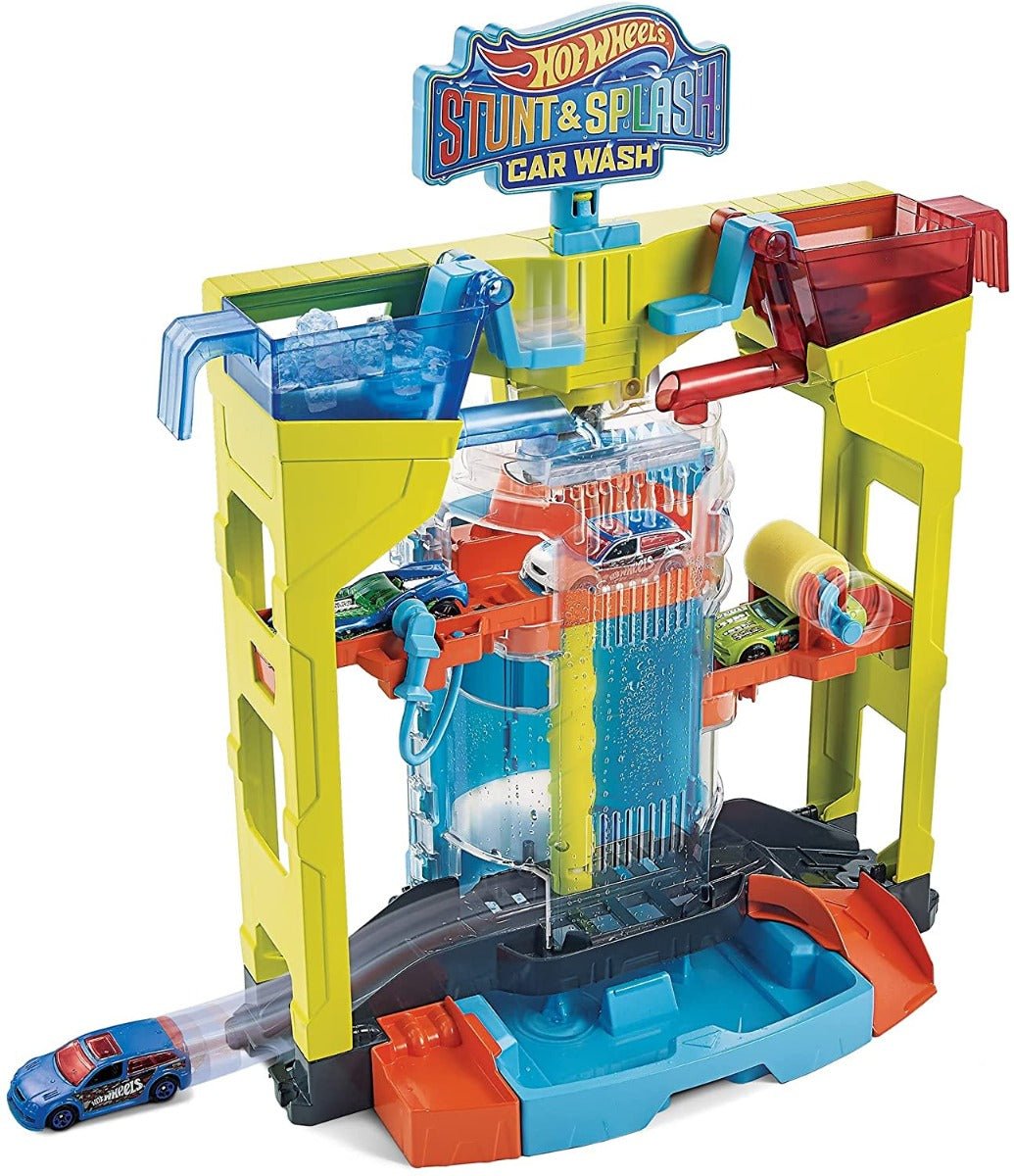 Hot Wheels City Stunt & Splash Car Wash GRW37 - Colorland Toys