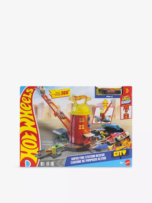 Hot Wheels City Super Fire Station Rescue JHL95
